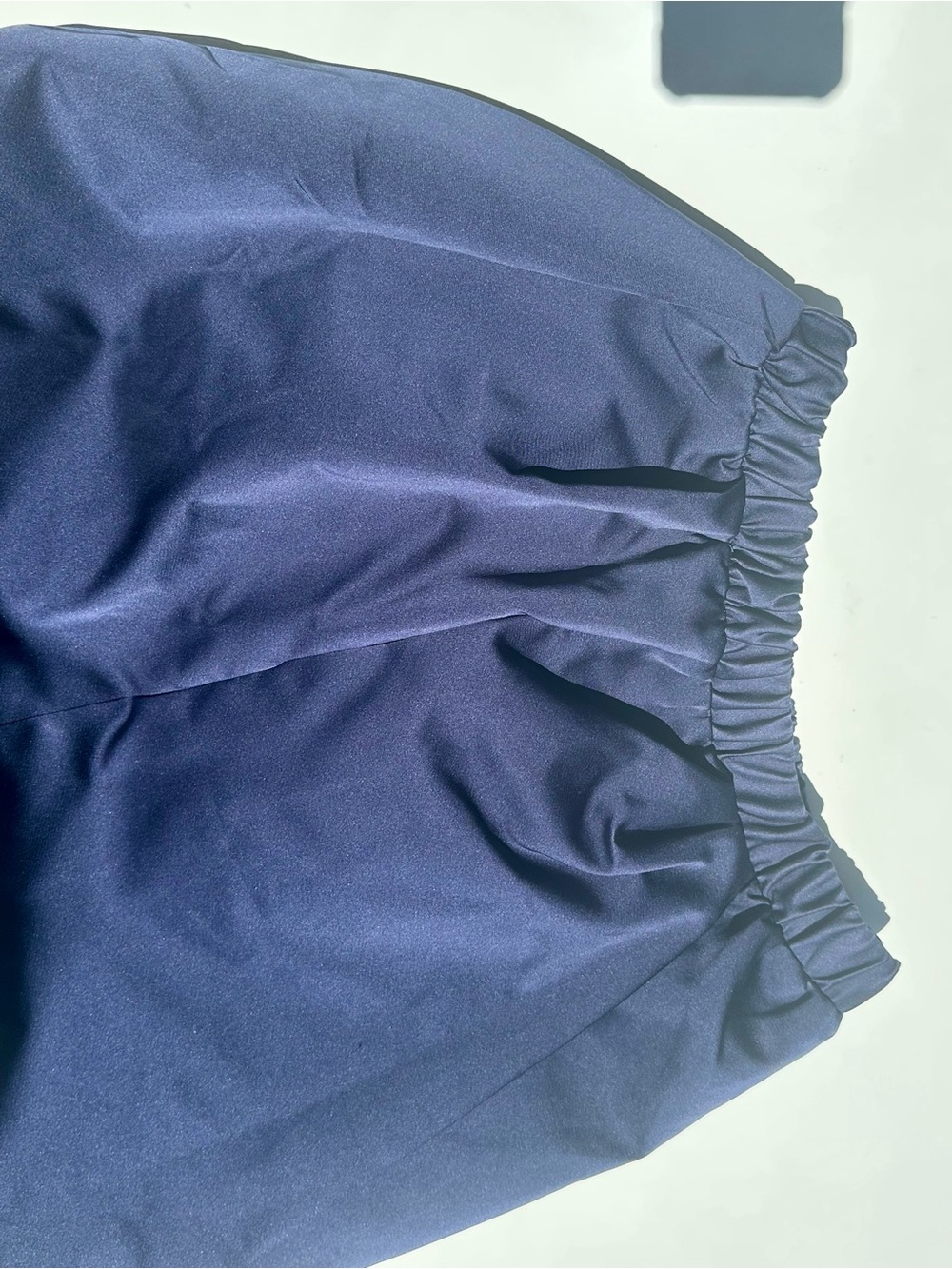 Zara Collection 14 A/W 2023 Taffeta Women's Navy Blue Balloon Midi Skirt, L - Picture 10 of 16